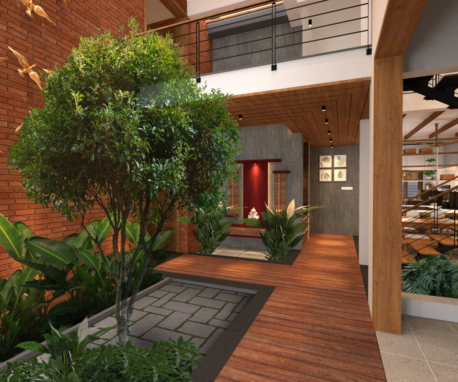 internal courtyard design